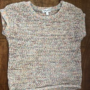 Multi color spring knit top